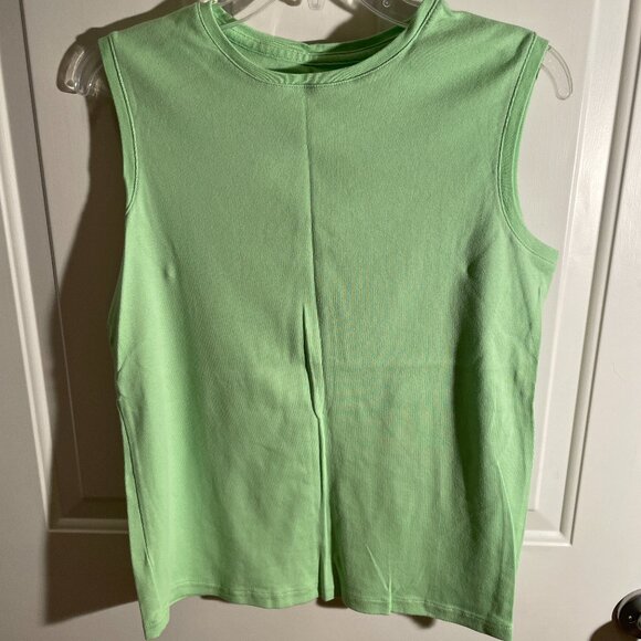 BUNDLE of 3 Relativity and Studio Works sleeveless shirts medium red blue green - Picture 2 of 3